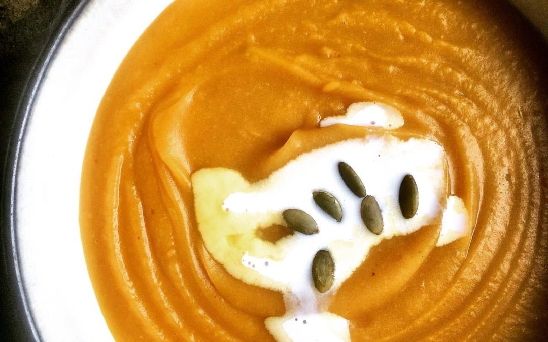 Creamy Coconut Ginger Squash Soup