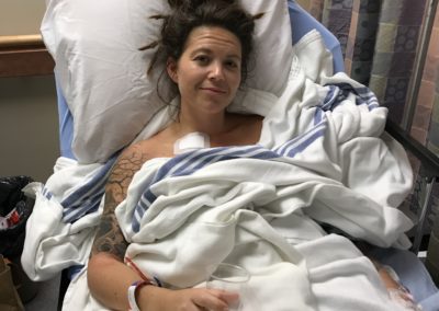 hospital removal of IV central line