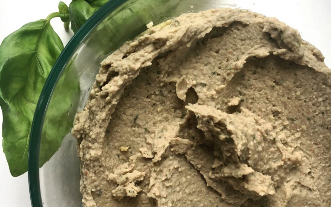 Basil Walnut Hummus (Plus Some Holiday Survival Tips!)