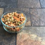 spiced chickpea carrot and ancient grain salad