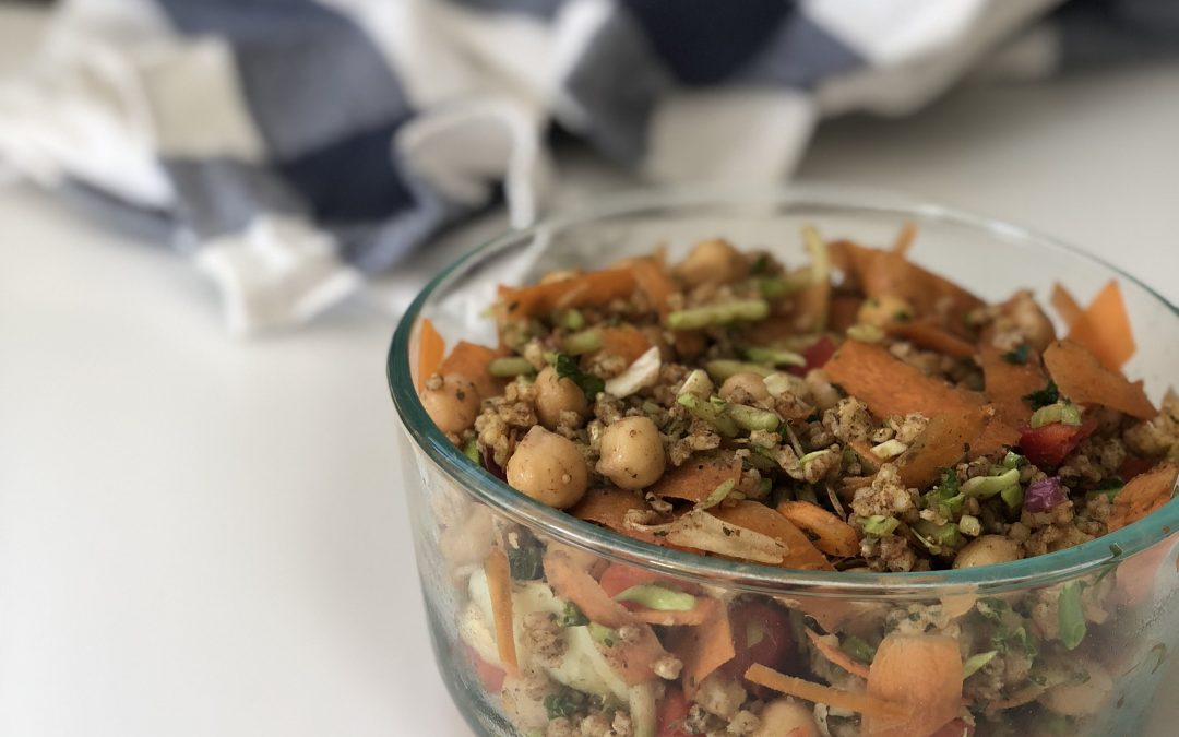 Spiced Chickpea and Carrot Salad with Ancient Grains